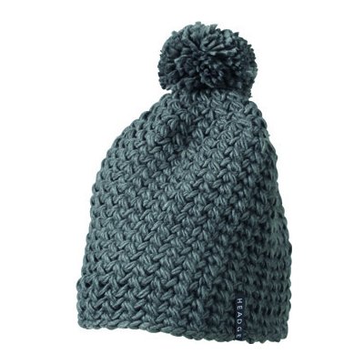 UNICOLOURED CROECHETED CAP WITH POMPON MB7939 s kulich em uhlíková šedá – Hledejceny.cz