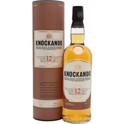 Knockando 12y 43% 0,7 l (tuba) – Hledejceny.cz