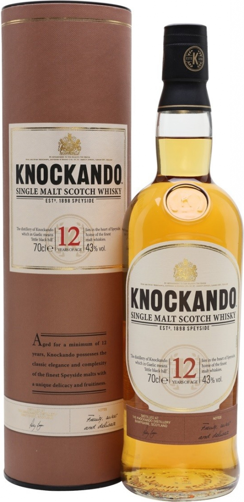 Knockando 12y 43% 0,7 l (tuba)