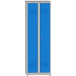 KOVONA Šatní skříňka A5238 světle šedá RAL 7035 A – Zboží Dáma