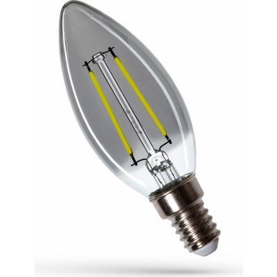 Spectrum LED žárovka svíce E-14 230V 2,5W COG neutrální bílá MODERNSHINE, WOJ14467 – Hledejceny.cz
