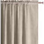 Závěs Room99 sametový zatemňovací hladký 140x280 cm béžový – Hledejceny.cz