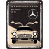 Obraz Nostalgic Art Plechová Cedule Mercedes Benz 300 SL