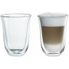 Sklenice DeLonghi skleničky na latte macchiato 2x330ml