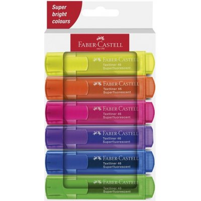 Faber Castell Textliner 46 Neon sada 8 ks 254648 – Zboží Mobilmania