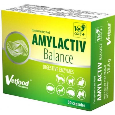 Vetfood Podpora trávení Amylactiv balance 30 kapslí – Hledejceny.cz