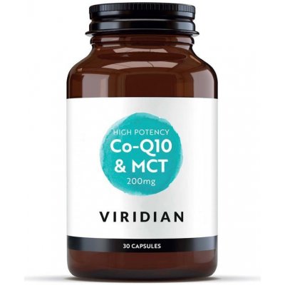 Viridian Co-enzym Q10 with MCT 200 mg 30 kapslí – Hledejceny.cz