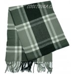 Pánská šála se vzorem PS-002 šedá – Zboží Dáma