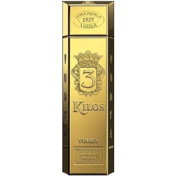 3 Kilos Gold 40% 1 l (holá láhev)