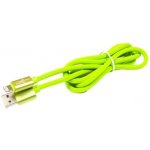 EXTREME STYLE Silikonový Iphone kabel s konektorem Lightning 1m zelený