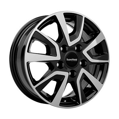 SUPER METAL VAULT 6x16 5x118 ET68 black polished – Hledejceny.cz