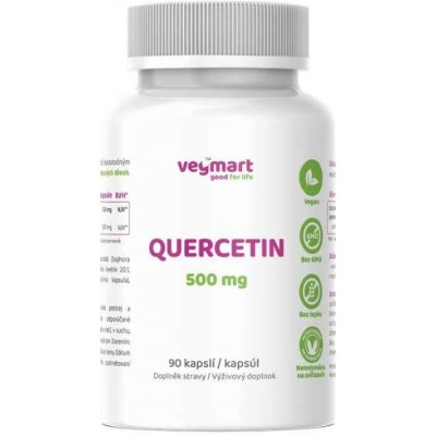 Vegmart Quercetin 500 mg 90 kapslí – Hledejceny.cz