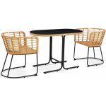 di volio Celano béžovo/krémová 3 ks – Zboží Mobilmania