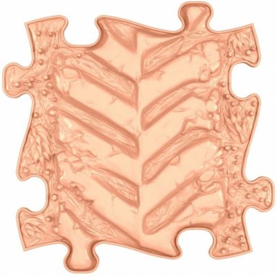 MUFFIK Ortopedická podložka Traktorová stopa tvrdá Pastelová oranžová MFK-100-2-1-28 – Zboží Dáma