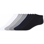 Esmara dámské nízké ponožky s BIO bavlnou 10 párů šedá / bílá / navy modrá / černá – Sleviste.cz