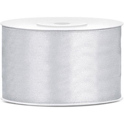 Partydeco stuha saténová 38mm/25m stříbrná – Hledejceny.cz