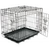 Potřeby pro cestování se psem Duvo+ Dog Crate 2Doors Plastic Tray Klec M 76 x 48 x 54 cm