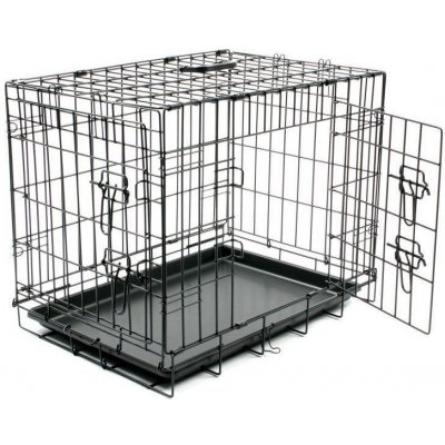 Duvo+ Dog Crate 2Doors Plastic Tray Klec M 76 x 48 x 54 cm