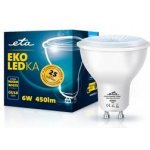 Eta EKO LEDka bodová, 6W, GU10, teplá bílá – Hledejceny.cz