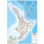 ITMB Publishing nástěnná mapa New Zealand North Island (Nový Zéland-severní ost – Hledejceny.cz