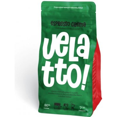 Velatto Espresso Crema káva 1 kg – Zboží Mobilmania