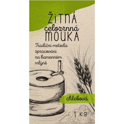 Ekofarma žitná celozrnná mouka chlebová 1 kg – Sleviste.cz