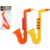 Dětská hudební hračka a nástroj Teddies Saxofon plast 24 cm v sáčku