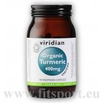 Viridian Turmeric 400 mg 90 kapslí Organic – Hledejceny.cz