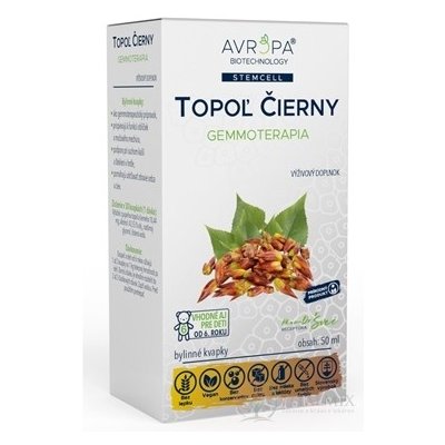 Avropa TOPOL černý bylinné kapky 50 ml – Hledejceny.cz
