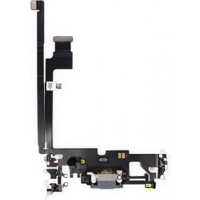 Apple iPhone 12 Pro Max - Nabíjecí Konektor + Flex Kabel (Graphite), Graphite – Hledejceny.cz