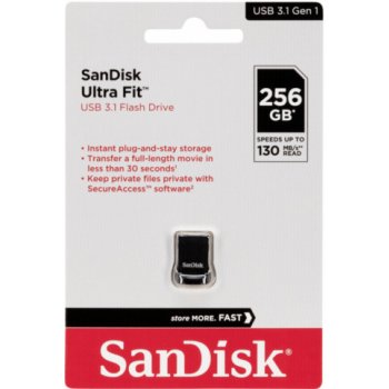 SanDisk Cruzer Ultra Fit 256GB SDCZ430-256G-G46