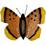 Dvěděti Dřevěná magnetka velká Motýl – Zboží Mobilmania