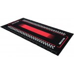 Textilní koberec pod motocykl PITLANE RED L, OXFORD (červená/černá, rozměr 200 x 100 cm, splňující předpisy FIM) – Zbozi.Blesk.cz
