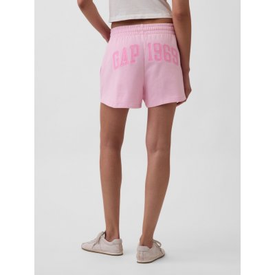 GAP kraťasy s logem French Terry růžová – Zboží Dáma