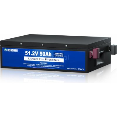 DCHOUSE lithium baterie LiFePO4 48V/50Ah 2560Wh – Zboží Živě