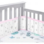 Mantinel do postýlky, Novorozenecký mantinel do postýlky, Prodyšná ochrana rohů dětské postýlky, – Sleviste.cz