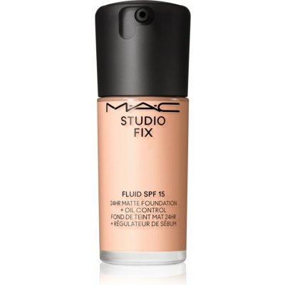 Mac Cosmetics Studio Fix Fluid SPF 15 24HR Matte Foundation + Oil Control matující make up SPF 15 N12 30 ml – Zboží Dáma
