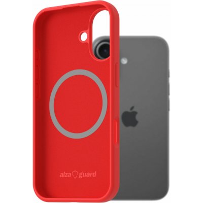AlzaGuard Silicone Case Compatible with Magsafe pro iPhone 17 červený AGD-PCMS476R – Zboží Mobilmania