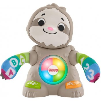 Fisher-Price Baby Linkimals lenochod mluvící naučný na baterie Světlo Zvuk