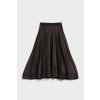Dámská sukně Karl Lagerfeld Lurex Knit Pleated Skirt černá