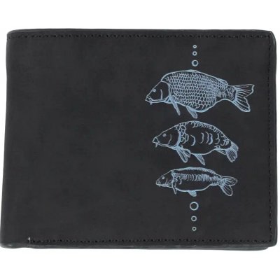 Giants Fishing Peněženka Černá Tři Kapři Black Wallet Three Carps – Hledejceny.cz