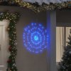 Vánoční osvětlení DKD HOME DECOR Vánoční světelný ohňostroj 4 ks 140 LED modrá 17cm