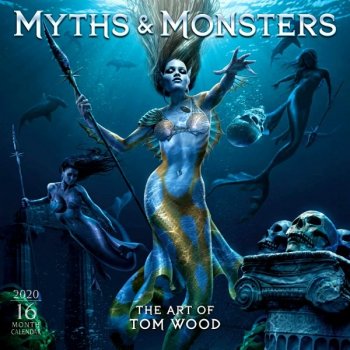 MYTHS & MONSTERS ART OF TOM WOOD 2020