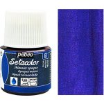 Barva na textil Pébéo Setacolor Shimmer 45 ml Fialová metalická švestková 67 67 – Zboží Dáma