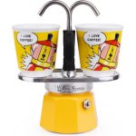 Bialetti Set Mini Express Lichtenstein 2 šálky – Hledejceny.cz