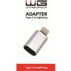 Sim karty a kupony Adaptér WG USB-C na Lightning, stříbrná