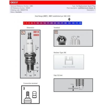 CHAMPION S-PLUG L86C OE037 – Hledejceny.cz