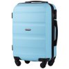 Cestovní kufr Wings Shell světle modrá 38 l