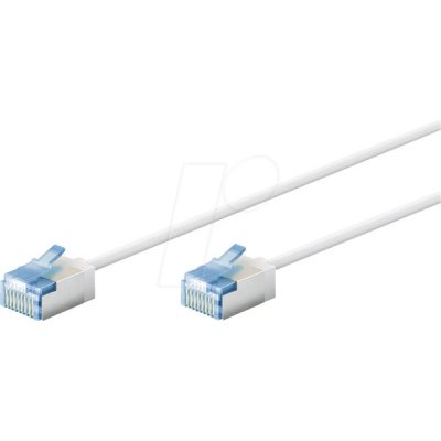 Goobay 21.92.3314 UTP patch kat. 6a ultraflex tenký LSOH 2m bílý – Zboží Živě