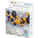 Gemar Balónková girlanda metal černá zlatá stříbrná – Zboží Dáma